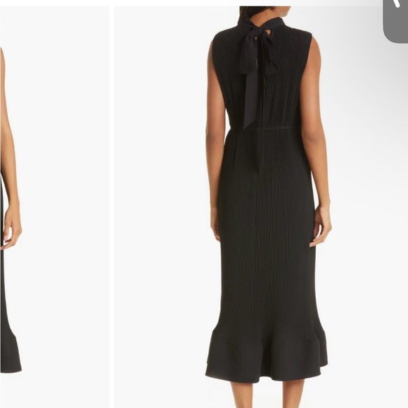 Milly Milina micropleat sleeveless dress - Picture 2 of 3